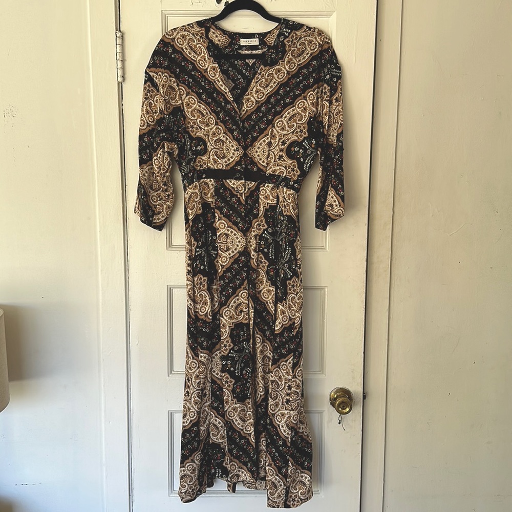 Patterned Sandro Dress